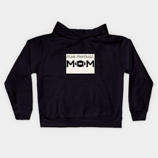 Mother's love and  flag football. Kids Hoodie